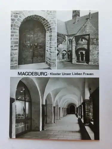 Alte AK Magdeburg Kloster Unser Lieben Frauen [aA699]