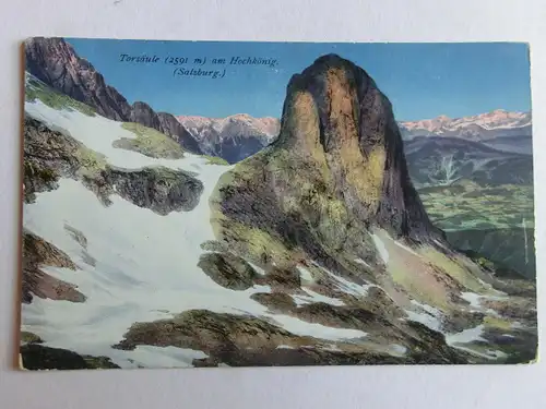 Alte AK Torsäule am Hochkönig Salzburg um 1920 [D1040]