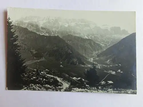 Alte AK St. Maria Sellagruppe Dolomiten [D1046]