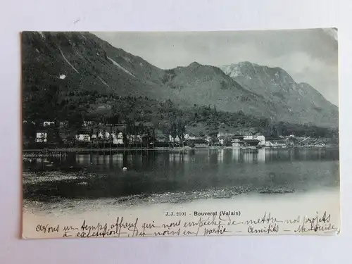 Alte AK Bouverat Valais 1903 [D1048]