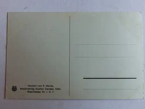 Alte AK Rolandsbogen Text „Im Rolandsbogen“ Remagen [D1050]