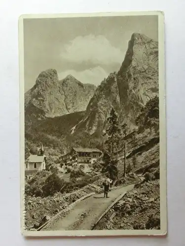 Alte AK Kaisergebirge Hinterbärnbad um 1920 [D1058]