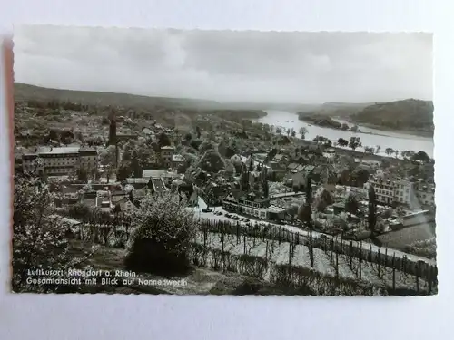 Alte AK Rhöndorf am Rhein Blick a. Nonnenwerth [D1064]