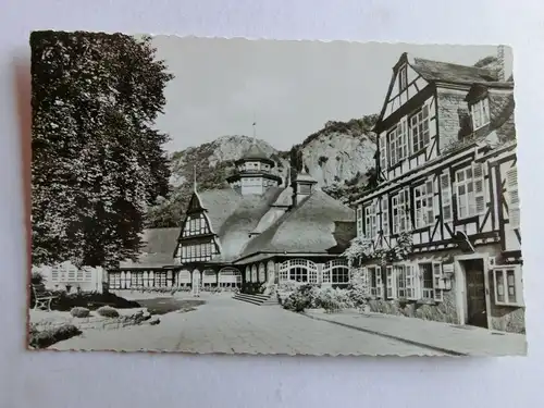 Alte AK Bad Münster am Stein Bäderhaus [D1072]