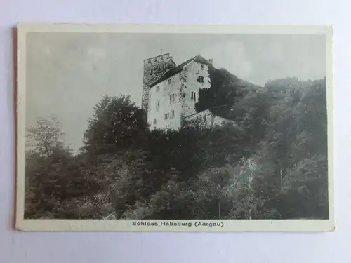 Alte AK Schloß Habsburg Aargau 1931 [D1079]