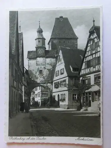 Alte AK Rothenburg Markusturm [D995]