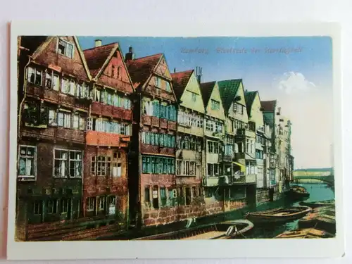 Alte AK Hamburg Fleetseite der Herrlichkeit REPRO !!!! [D662]