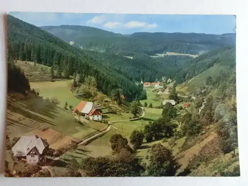 Alte AK Triberg Nußbachtal Schwarzwald [D721]