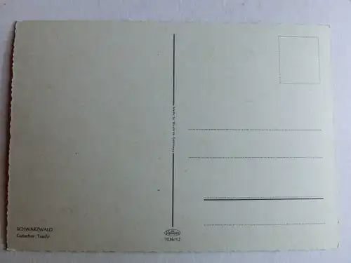 Alte AK Schwarzwald Gutacher Tracht [D726]