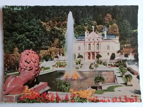 Alte AK Schloß Linderhof [D733]