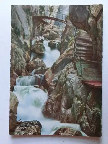 Alte AK Garmisch Partenkirchen Höllentalklamm [D734]