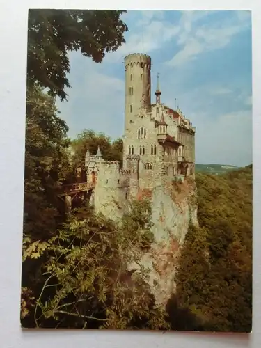 Alte AK Schloß Lichtenstein Reutlingen [D739]