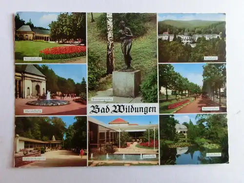 Alte AK Bad Wildungen Mehrbildkarte [D755]