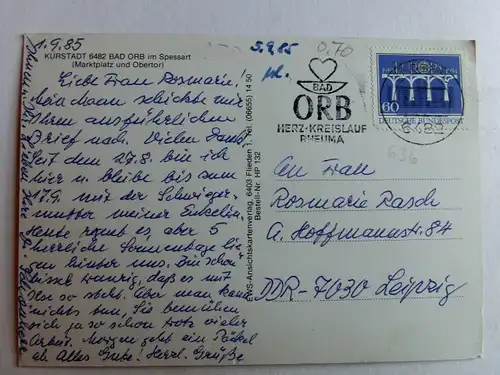 Alte AK Bad Orb Spessart [D769]