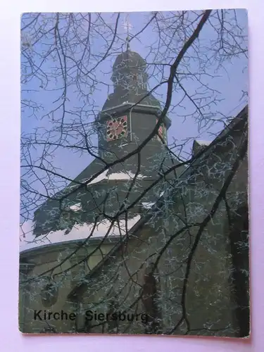 Alte AK Siersburg Grußkarte Weihnachten Saarlouis [D777]