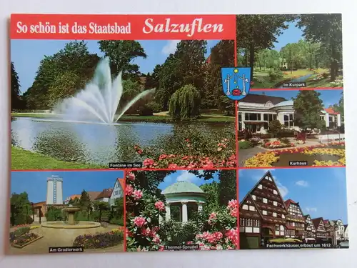 Alte AK Bad Salzuflen Mehrbildkarte [D787]