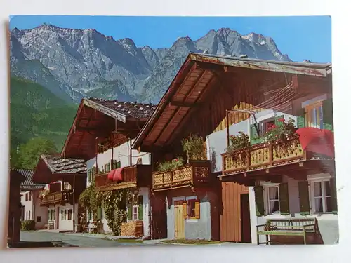 Alte AK Garmisch Partenkirchen Frühlingsstraße [D797]