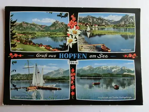Alte AK Hopfen am See Mehrbildkarte [D904]