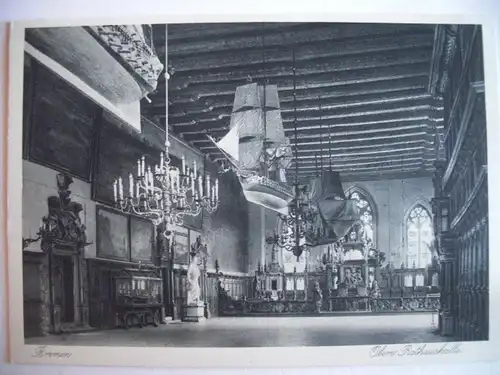 Alte AK Bremen Obere Rathaushalle [F1054]