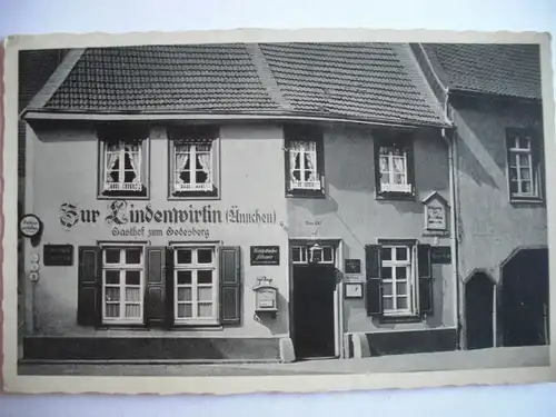Alte AK Bad Godesberg Lindenwirtin Ännchen 1937 [F1077]
