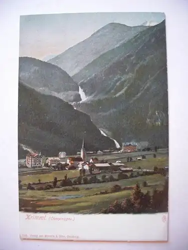 Alte AK Krimml Oberpinzgau [F1178]