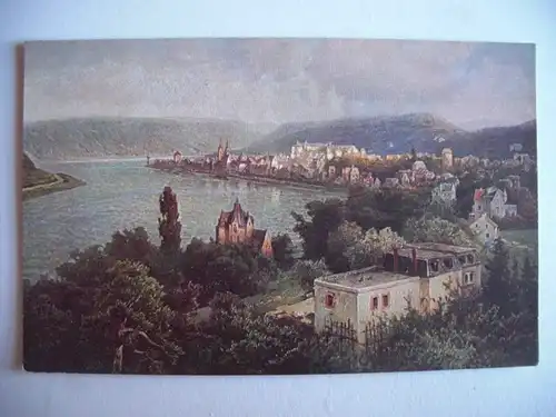 Alte AK Künstlerkarte Boppard um 1920 [F1204]