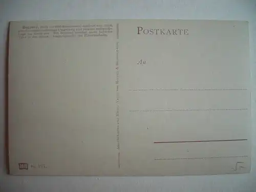 Alte AK Künstlerkarte Boppard um 1920 [F1204]