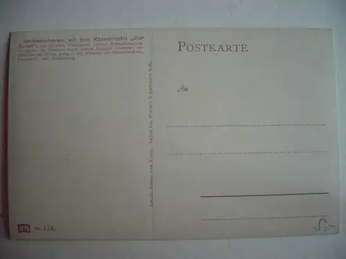 Alte AK Künstlerkarte Assmannshausen  um 1920 [F1217]