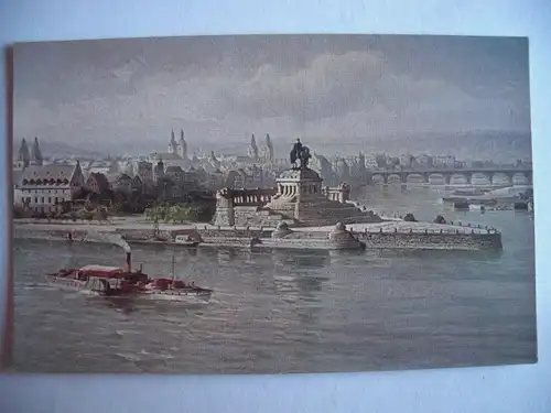 Alte AK Künstlerkarte Koblenz um 1920 [F1219]