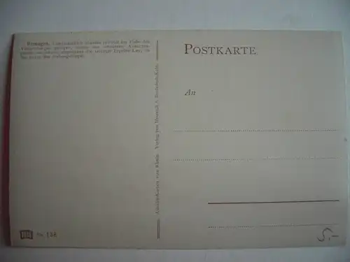 Alte AK Künstlerkarte Remagen um 1920 [F1223]