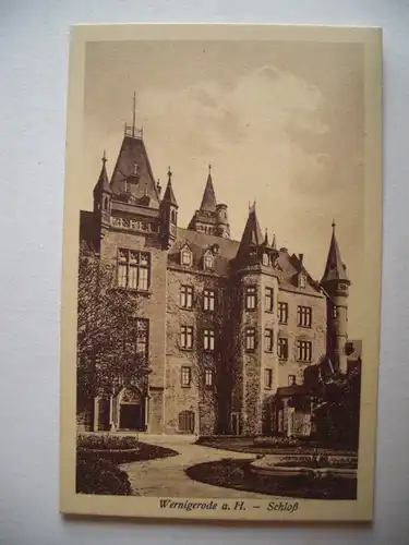 Alte AK Wernigerode Schloß [T119]