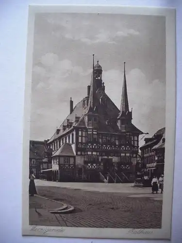 Alte AK Wernigerode Rathaus [T138]