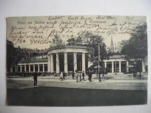 Alte AK Aachen Elisenbrunnen um 1910 [T177]