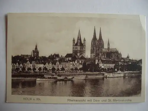 Alte AK Köln Dom  St. Martinskirche  [T193]