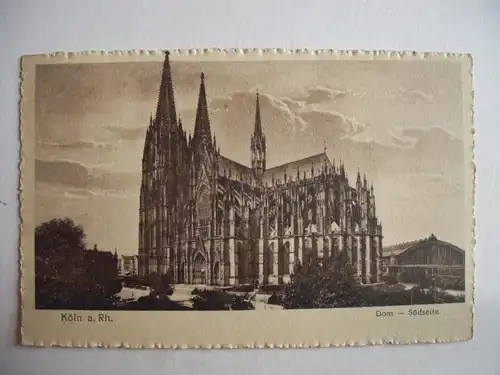 Alte AK Köln Dom Südseite 1927 [T197]