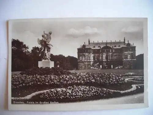 Alte AK Dresden Palais im Großen Garten [T311]