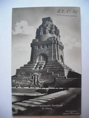 Alte AK Völkerschlacht-Denkmal Leipzig 1926 [T308]