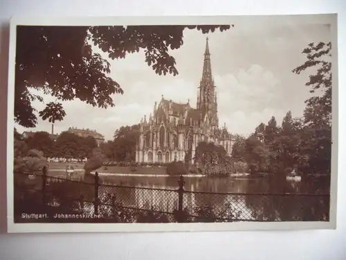 Alte AK Stuttgart Johanneskirche [T355]