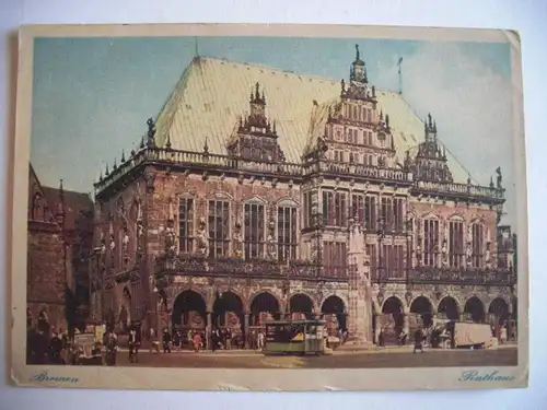 Alte AK Bremen Rathaus [T483]