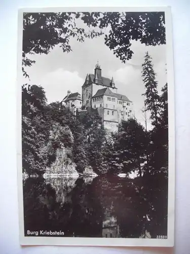 Alte AK Burg Kriebstein 1941 [T329]