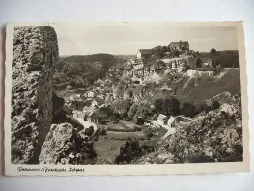 Alte AK Pottenstein Fränkische Schweiz 1955 [T565]