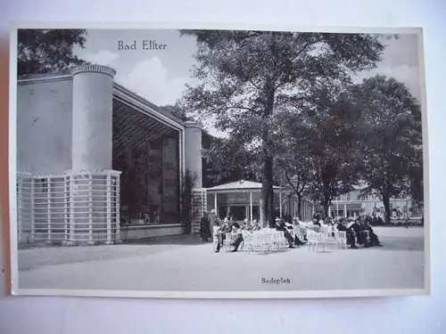 Alte AK Bad Elster Badeplatz 1934 [F738]