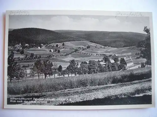 Alte AK Rehefeld Sächsische Schweiz 1936 Landesgrenze [F749]