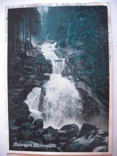Alte AK Triberger Wasserfälle Schwarzwald [F901]