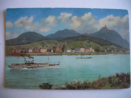 Alte AK Königswinter Schiffe Schifffahrt um 1920 [F961]