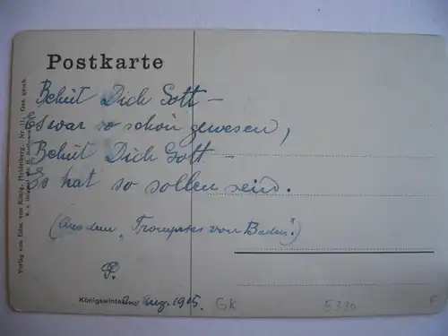 Alte AK Königswinter Schiffe Schifffahrt um 1920 [F961]