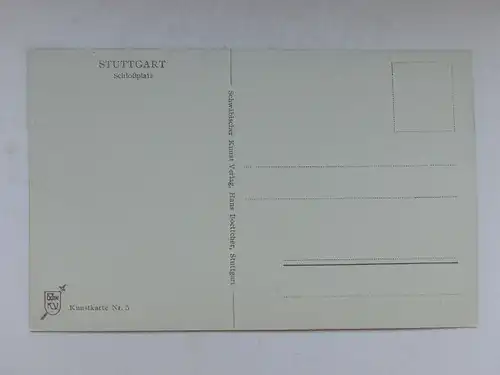 Alte AK Stuttgart Schloßplatz um 1925 [aW584]