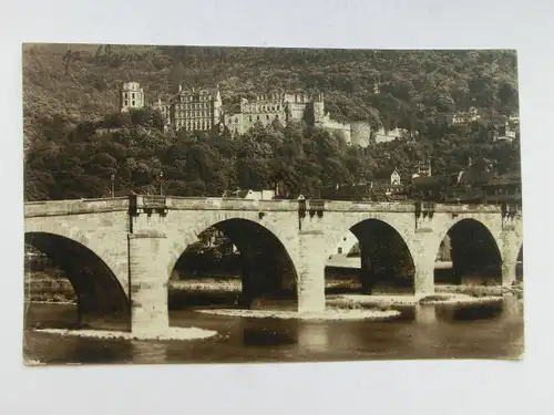 Alte AK Heidelberg Alte Neckarbrücke [aW640]