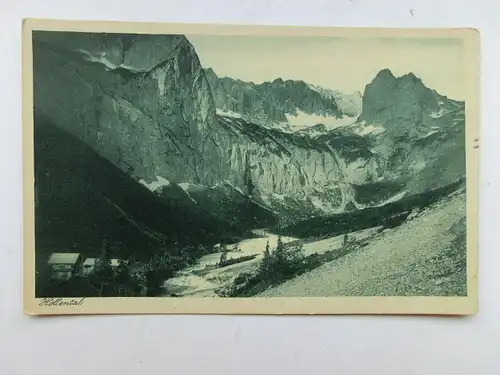 Alte AK Garmisch Partenkirchen Höllental Zugspitze [aW666]