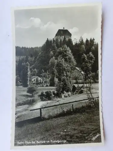 Alte AK Berneck Ruhestein Fichtelgebirge [aW671]